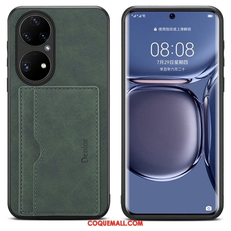 Coque Huawei P50 Pro Porte-Cartes Denior