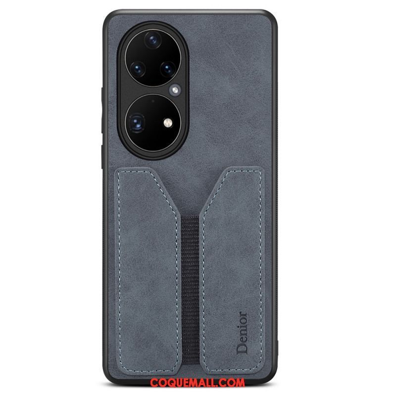 Coque Huawei P50 Pro Porte Cartes Élastique Denior