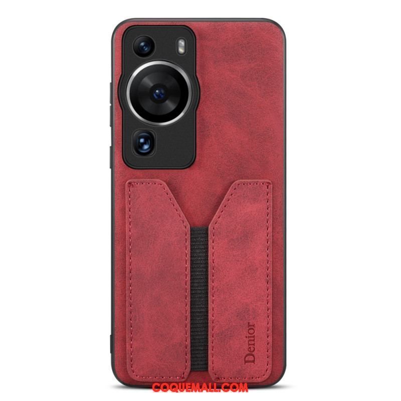 Coque Huawei P60 Pro Porte Cartes Élastique Denior