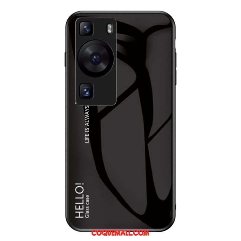 Coque Huawei P60 Pro Verre Trempé Hello