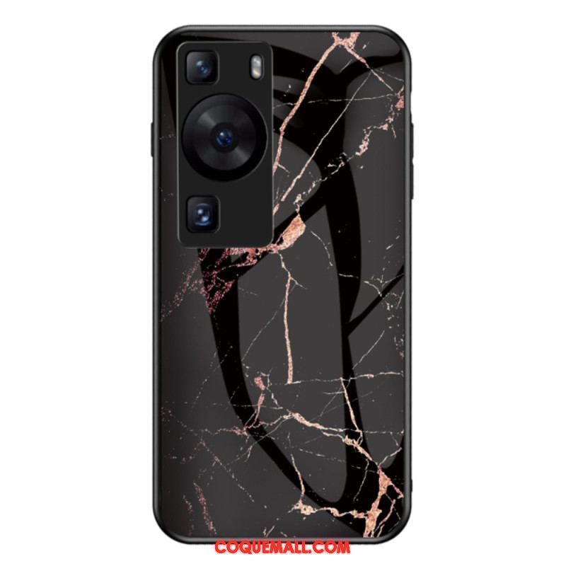 Coque Huawei P60 Pro Verre Trempé Marbre