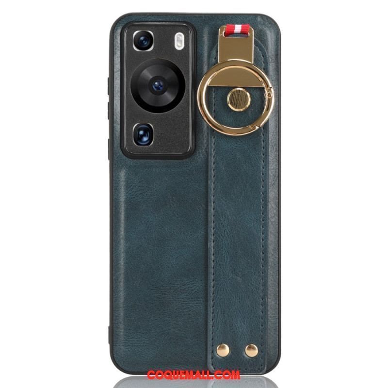 Coque Huawei P60 Pro avec Sangle et Anneau