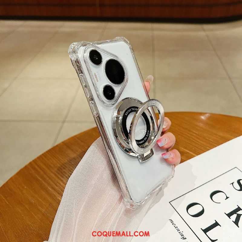 Coque Huawei Pura 70 Pro Anneau Magnétique et Support