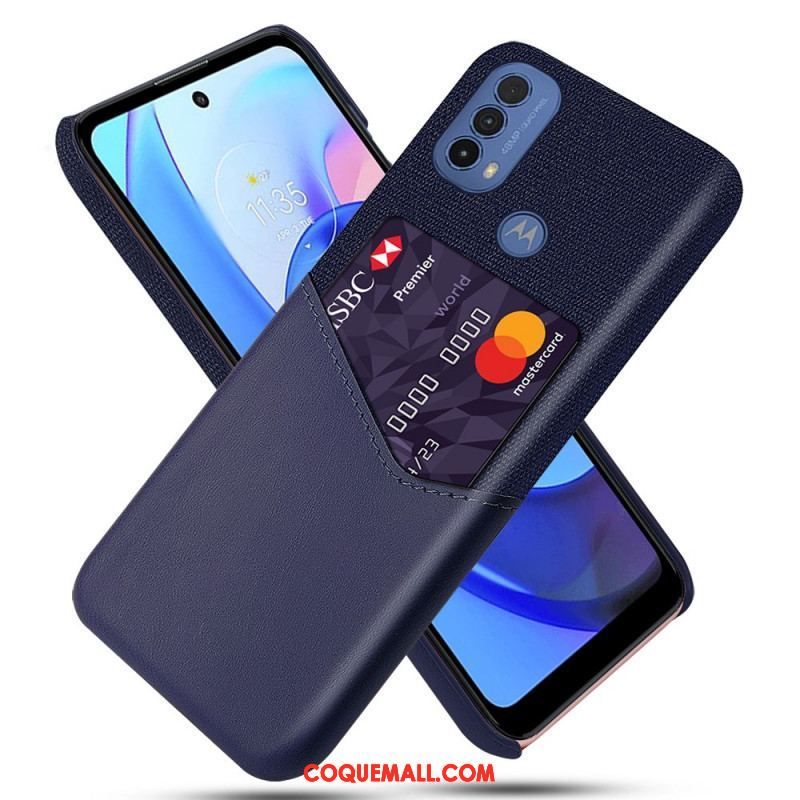 Coque Moto E40 / E30 /E20 Porte-Carte KSQ