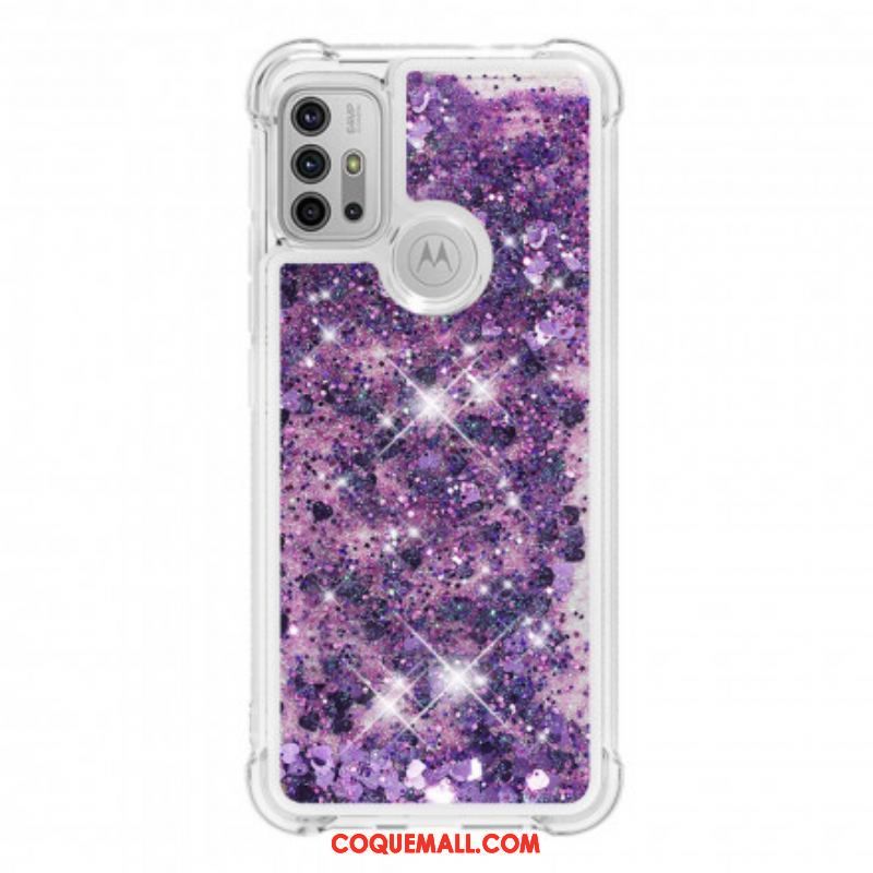 Coque Moto G30 / Moto G10 Désires Paillettes