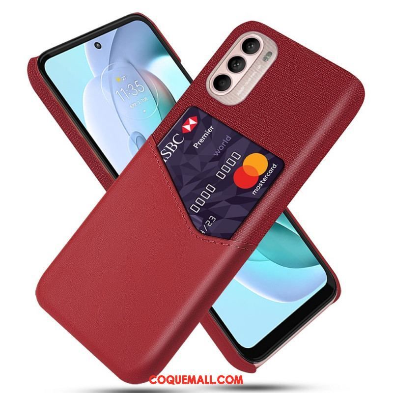 Coque Moto G41 / G31 Porte-Carte KSQ