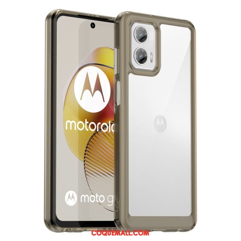 Coque Moto G73 5G Hybride Transparente