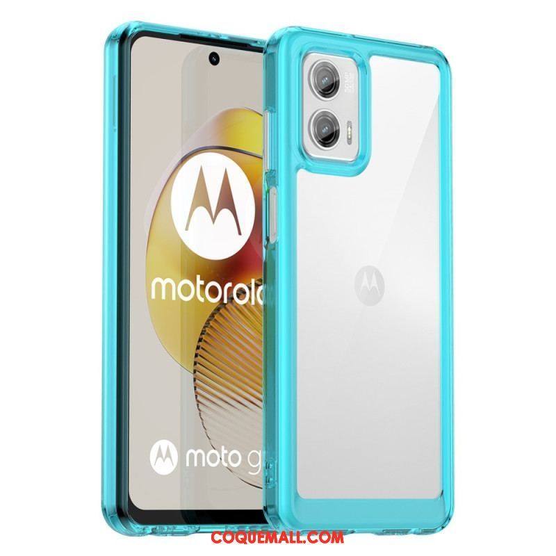 Coque Moto G73 5G Hybride Transparente