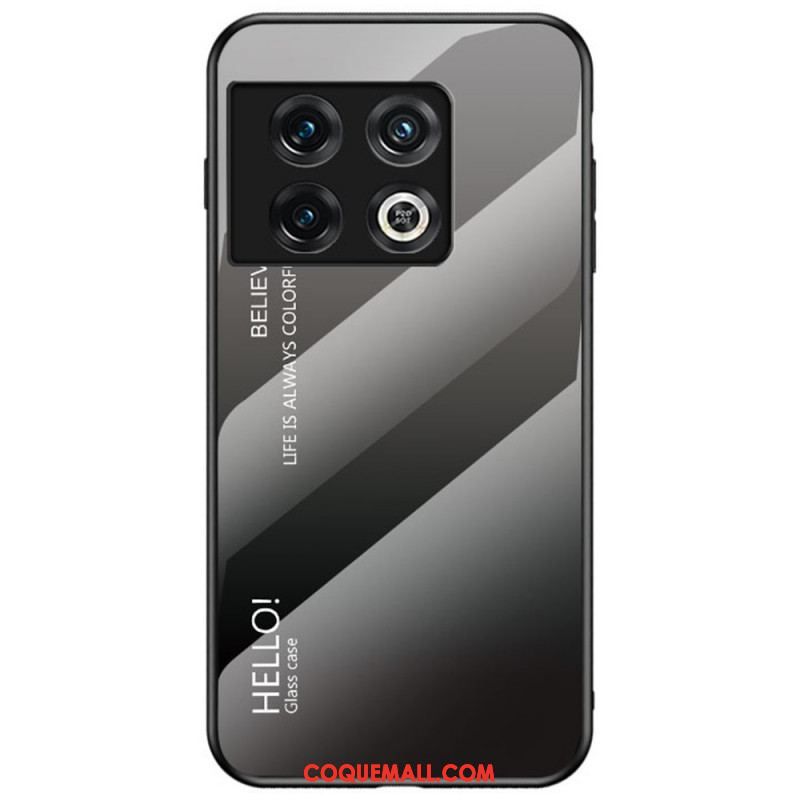 Coque OnePlus 10 Pro 5G Verre Trempé Hello