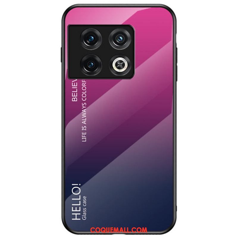 Coque OnePlus 10 Pro 5G Verre Trempé Hello