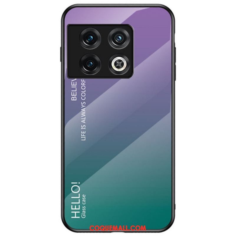 Coque OnePlus 10 Pro 5G Verre Trempé Hello