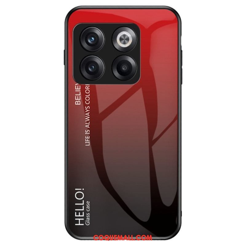 Coque OnePlus 10T 5G Verre Trempé Hello