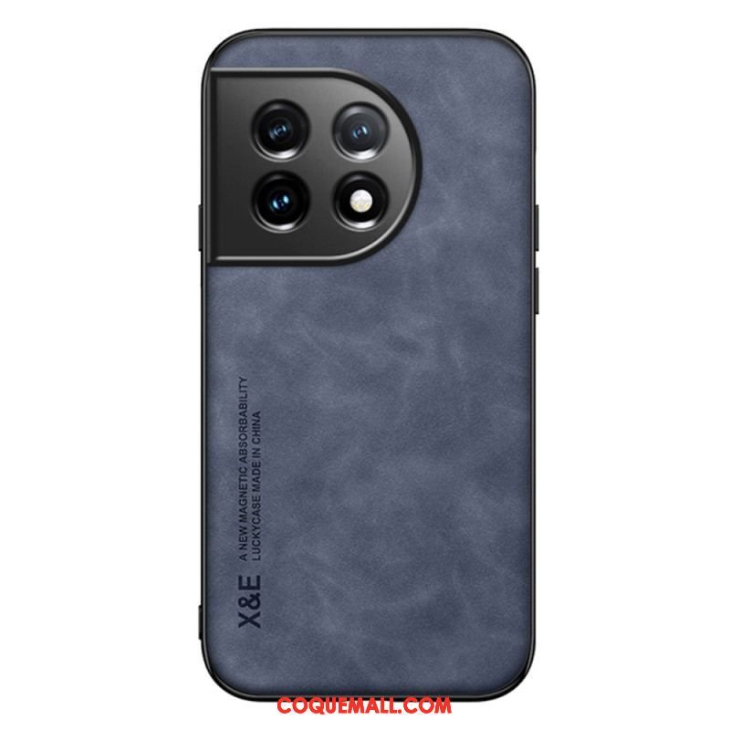 Coque OnePlus 11 5G Cuir Effet Cuir X&E