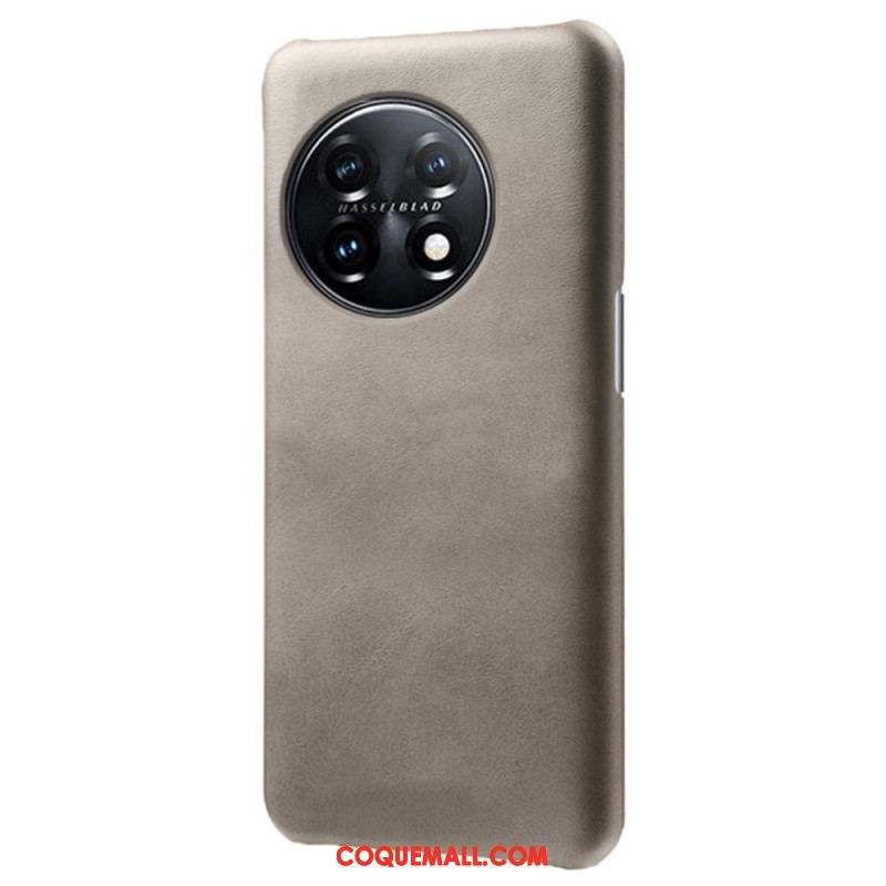 Coque OnePlus 11 5G Effet Cuir KSQ