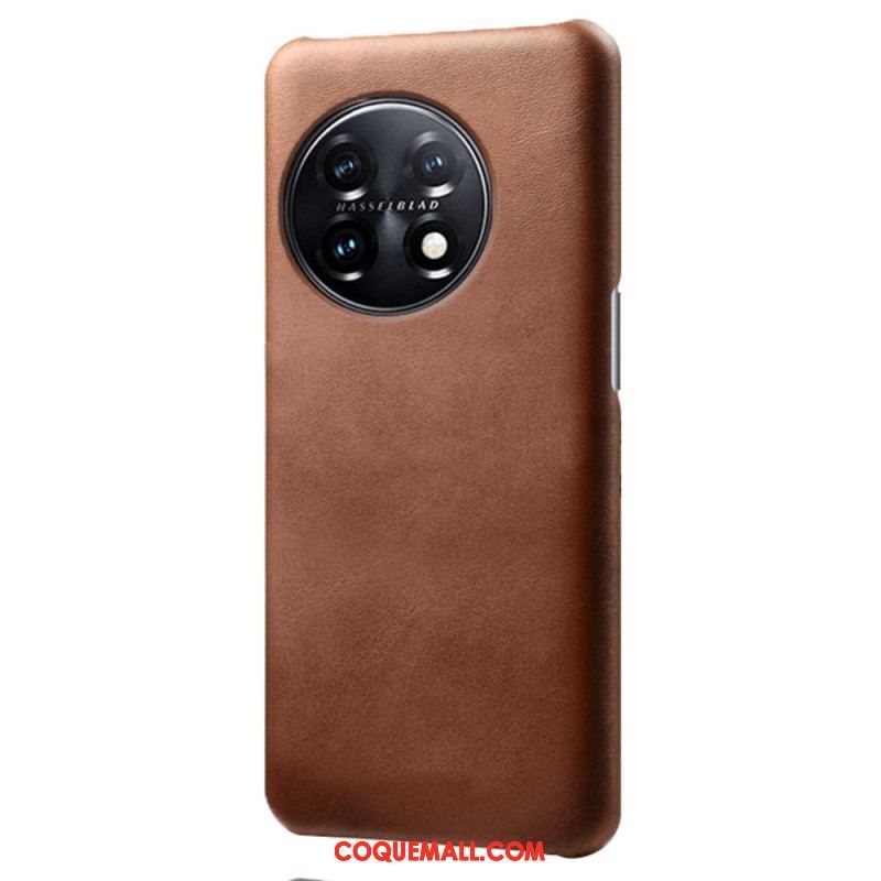 Coque OnePlus 11 5G Effet Cuir KSQ