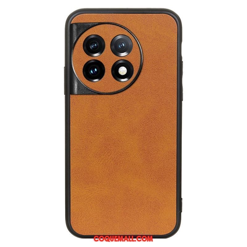 Coque OnePlus 11 5G Effet Cuir Look Raffiné