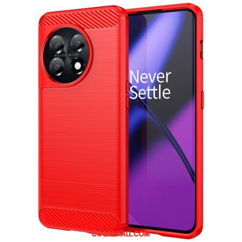 Coque OnePlus 11 5G Fibre Carbone Brossée