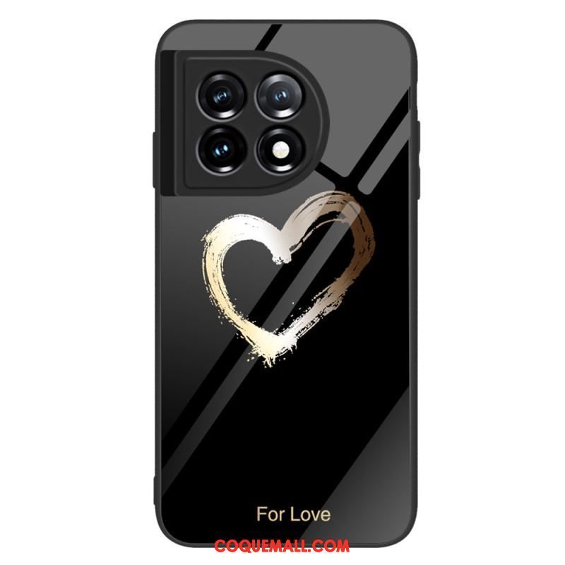 Coque OnePlus 11 5G Verre Trempé Coeur