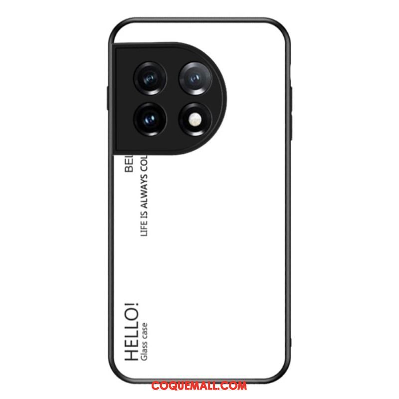 Coque OnePlus 11 5G Verre Trempé Hello