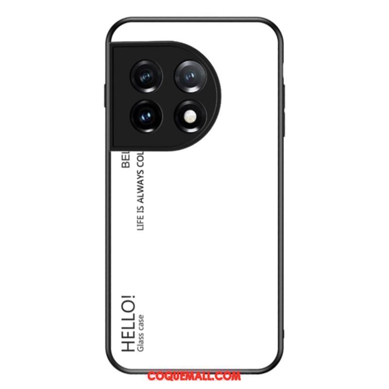 Coque OnePlus 11 5G Verre Trempé Hello