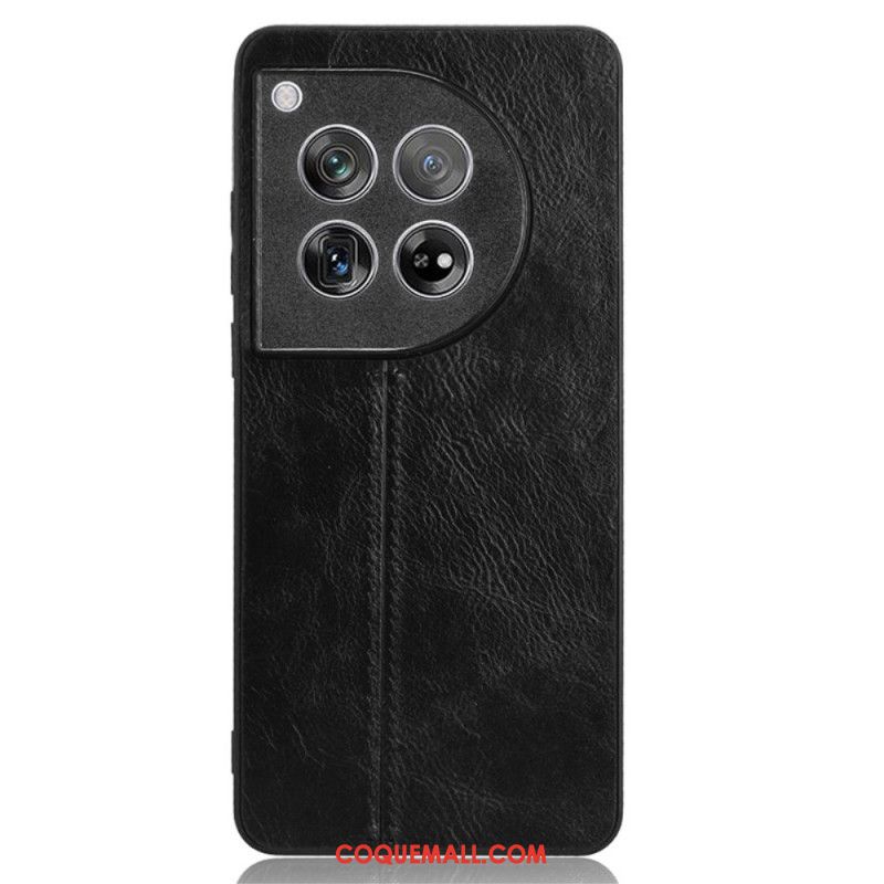 Coque OnePlus 12 5G Texture Cuir