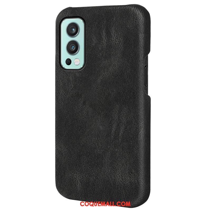 Coque OnePlus Nord 2 5G Effet Cuir Élégance New Colors