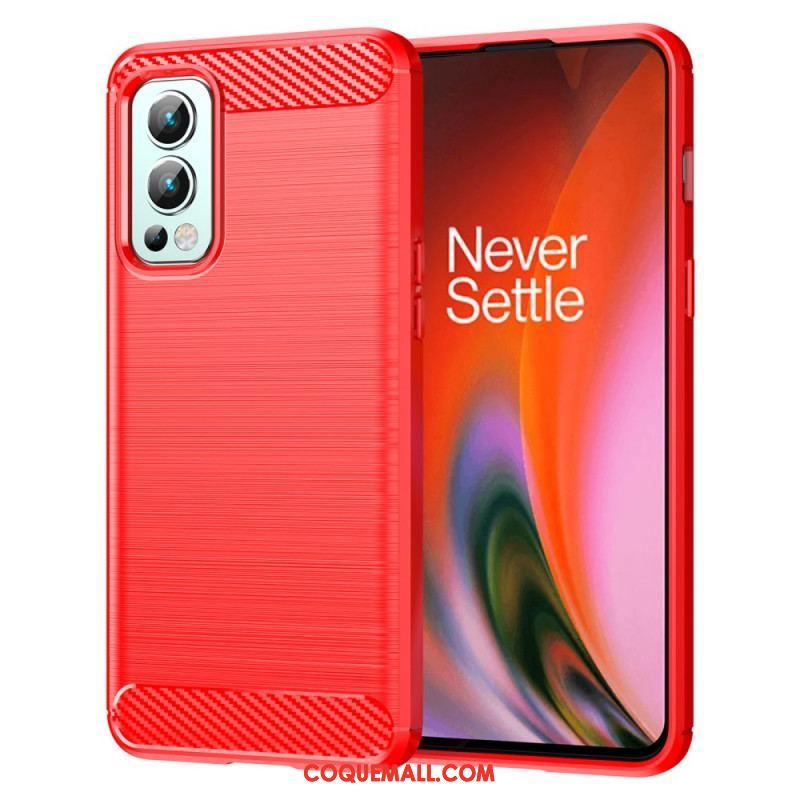 Coque OnePlus Nord 2 5G Fibre Carbone Brossée