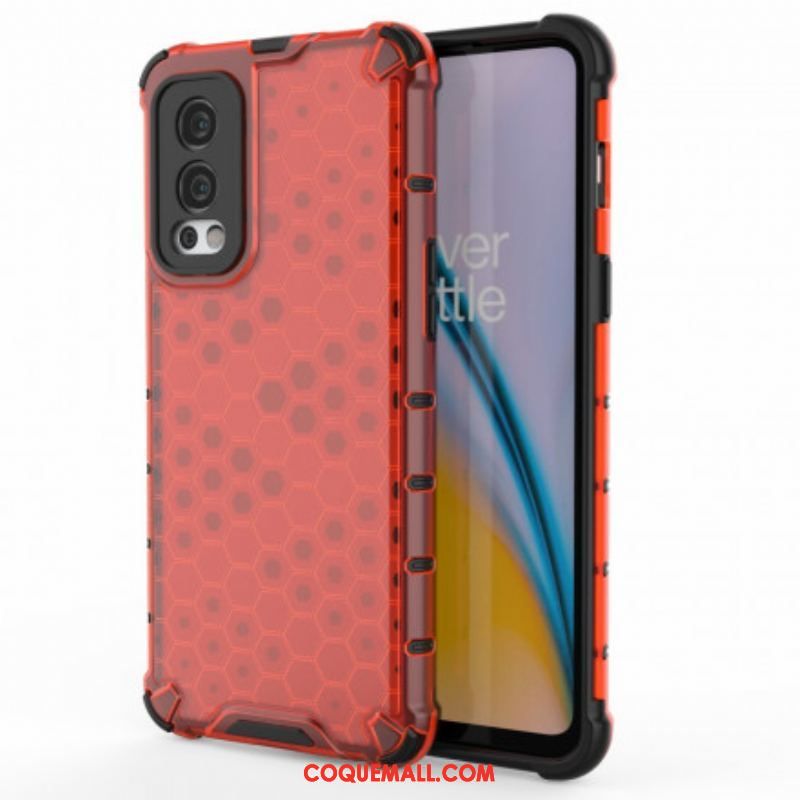 Coque OnePlus Nord 2 5G Style Nid d'Abeille