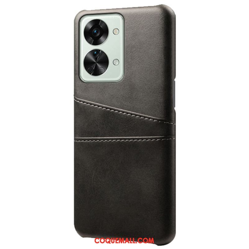 Coque OnePlus Nord 2T 5G Simili Cuir et Plastique Rigide