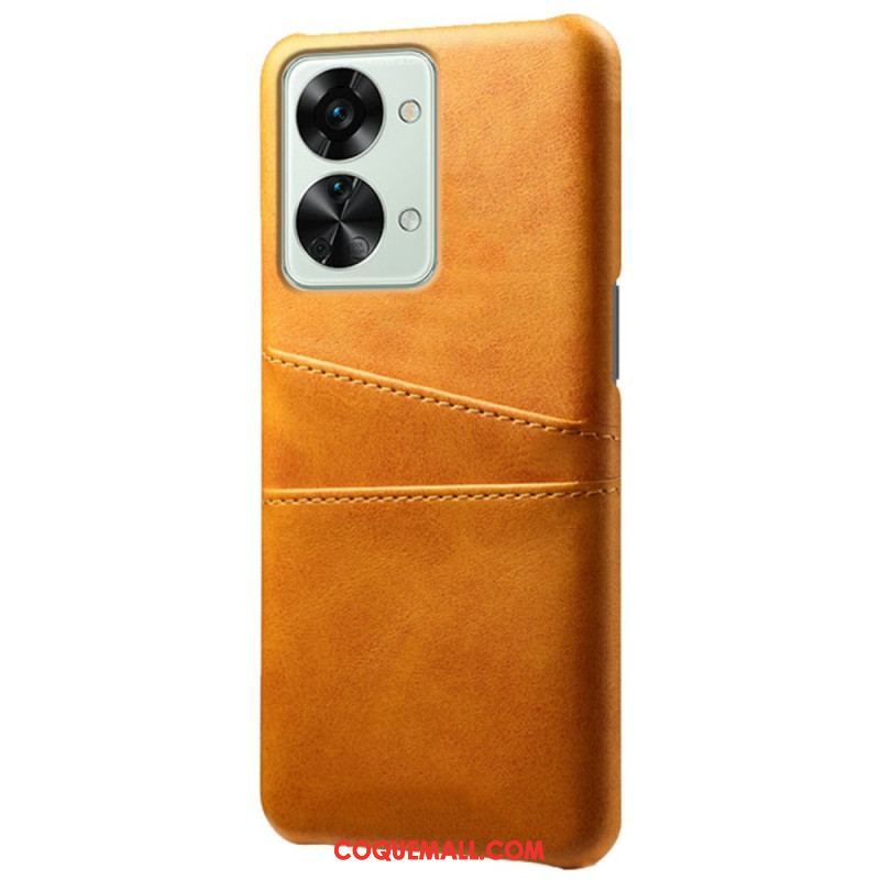 Coque OnePlus Nord 2T 5G Simili Cuir et Plastique Rigide