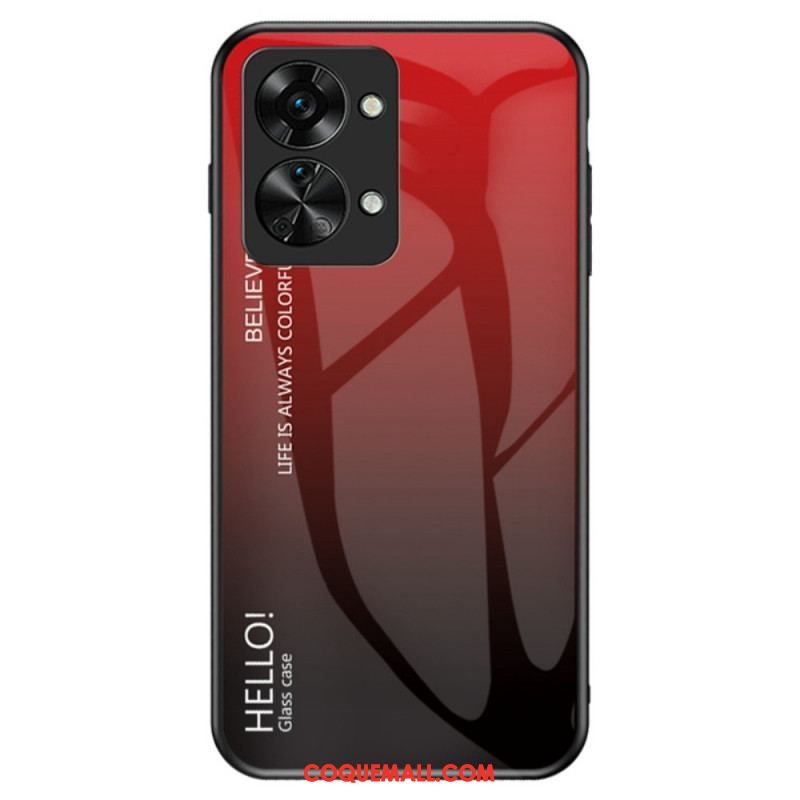 Coque OnePlus Nord 2T 5G Verre Trempé Hello