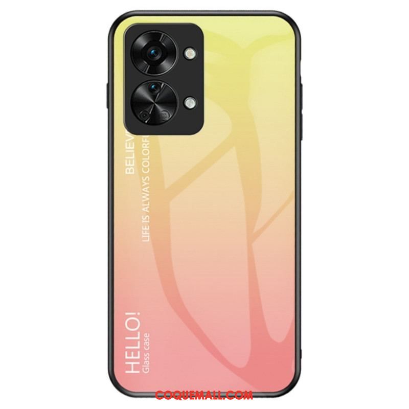 Coque OnePlus Nord 2T 5G Verre Trempé Hello