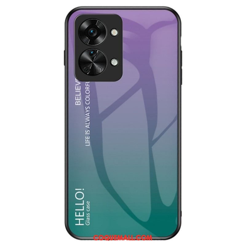 Coque OnePlus Nord 2T 5G Verre Trempé Hello