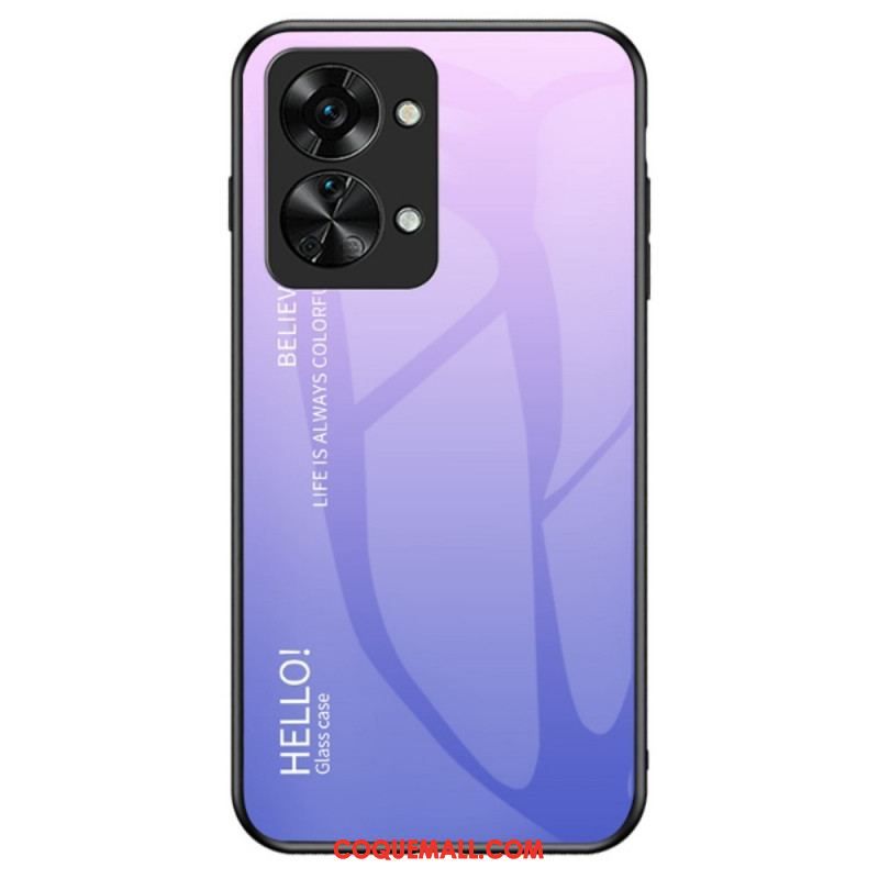 Coque OnePlus Nord 2T 5G Verre Trempé Hello