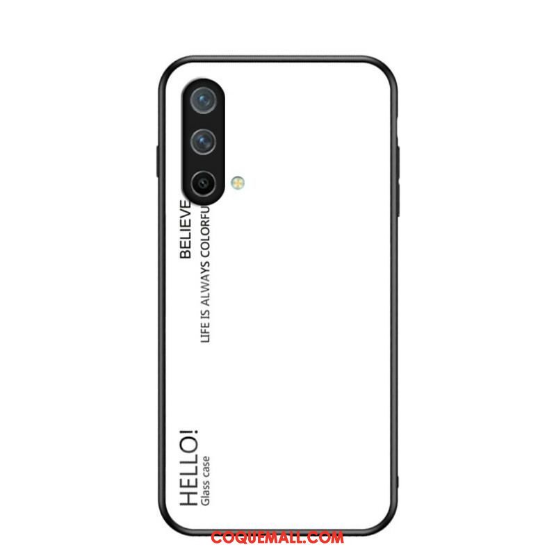 Coque OnePlus Nord CE 5G Verre Trempé Hello