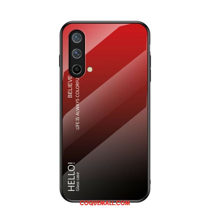 Coque OnePlus Nord CE 5G Verre Trempé Hello