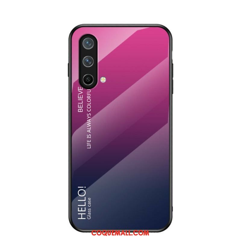 Coque OnePlus Nord CE 5G Verre Trempé Hello