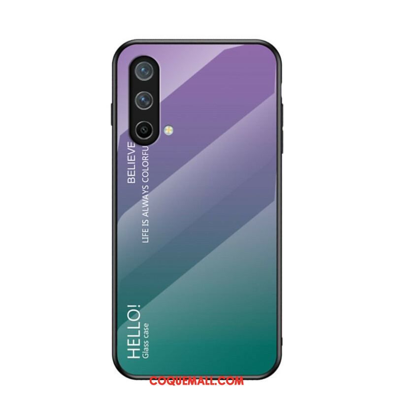 Coque OnePlus Nord CE 5G Verre Trempé Hello