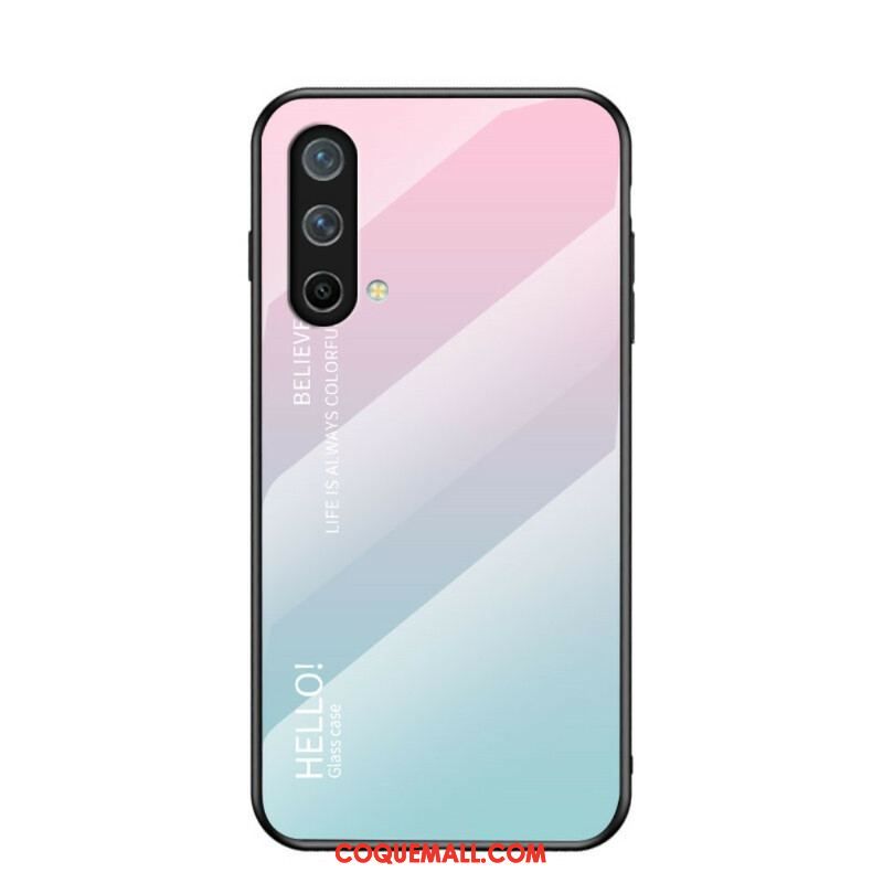 Coque OnePlus Nord CE 5G Verre Trempé Hello