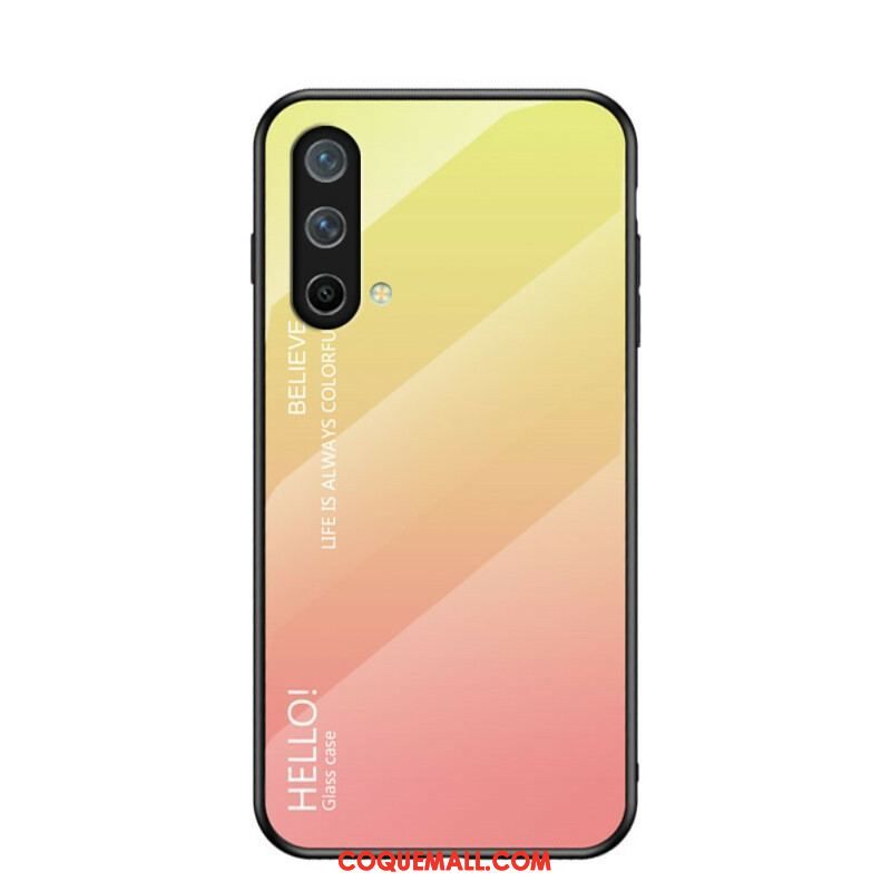 Coque OnePlus Nord CE 5G Verre Trempé Hello