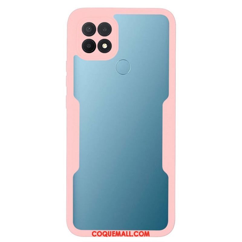 Coque Oppo A15 Hybride Rebord Biseauté