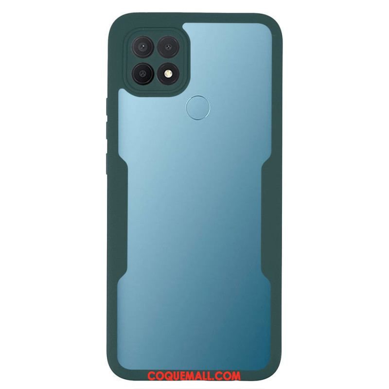 Coque Oppo A15 Hybride Rebord Biseauté