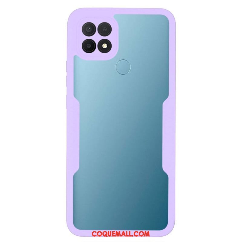 Coque Oppo A15 Hybride Rebord Biseauté