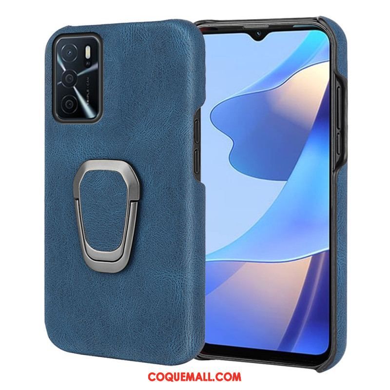 Coque Oppo A16 / A16s Effet Cuir Anneau-Support New Colors