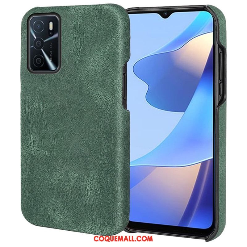 Coque Oppo A16 / A16s Effet Cuir Élégance New Colors