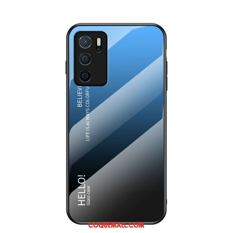 Coque Oppo A16 / A16s Verre Trempé Hello