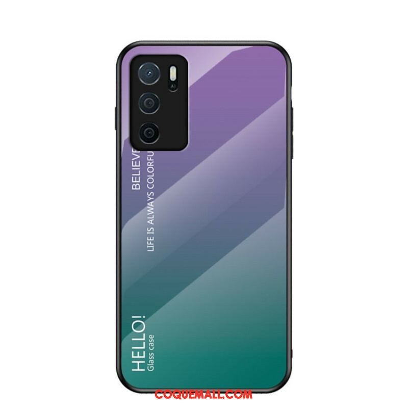 Coque Oppo A16 / A16s Verre Trempé Hello