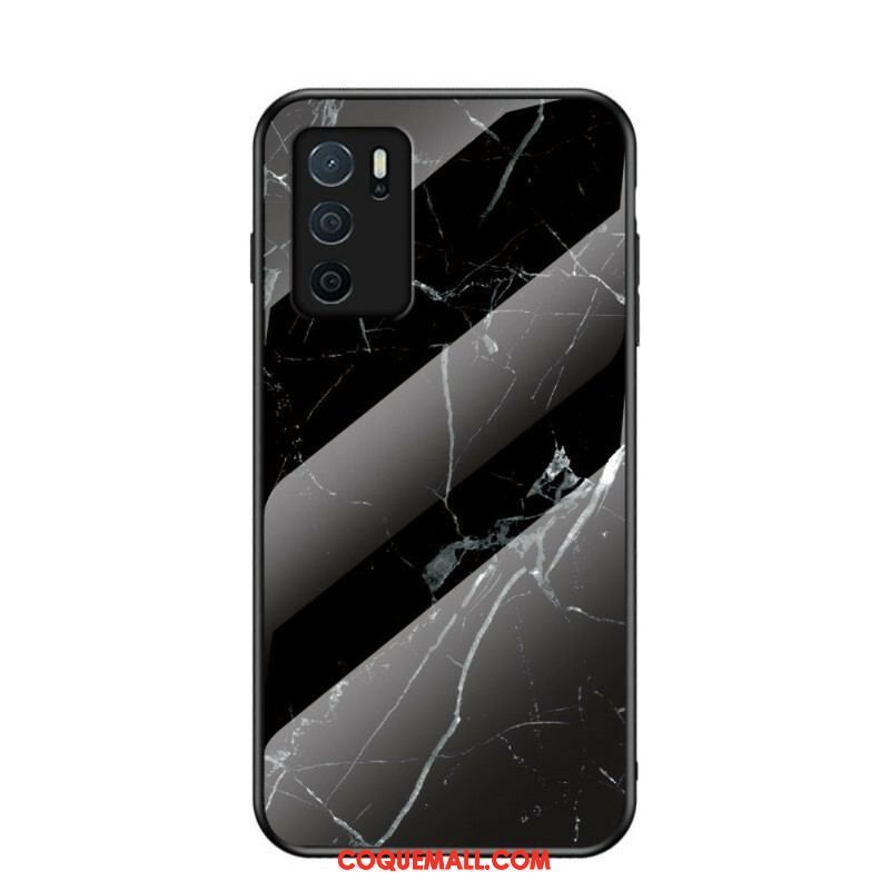 Coque Oppo A16 / A16s Verre Trempé Marble Colors