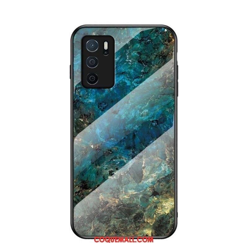 Coque Oppo A16 / A16s Verre Trempé Marble Colors