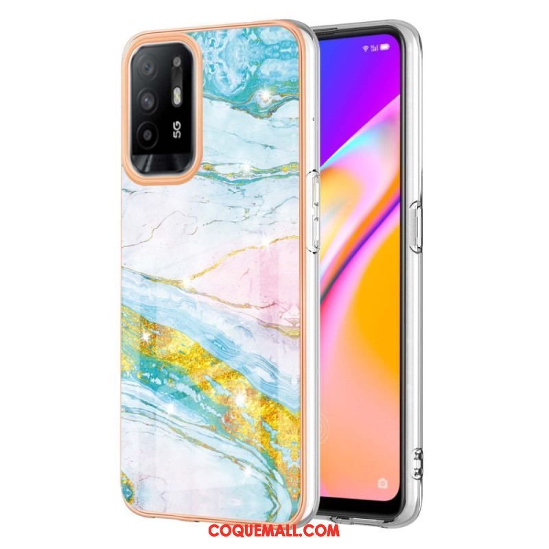 Coque Oppo A94 5G Marbre